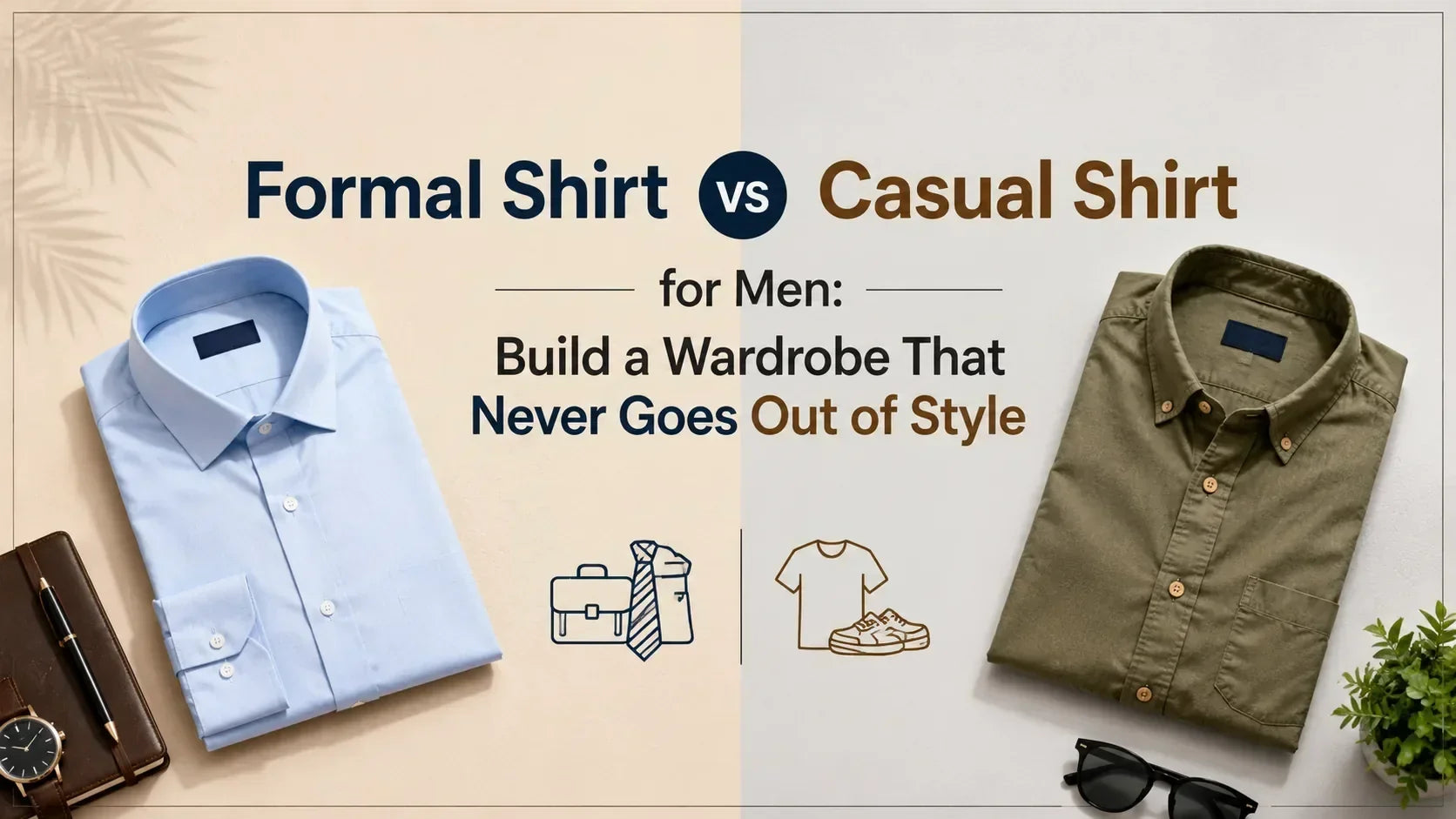 Formal Shirt vs Casual Shirt for Men: Build a Wardrobe That Never Goes Out of Style